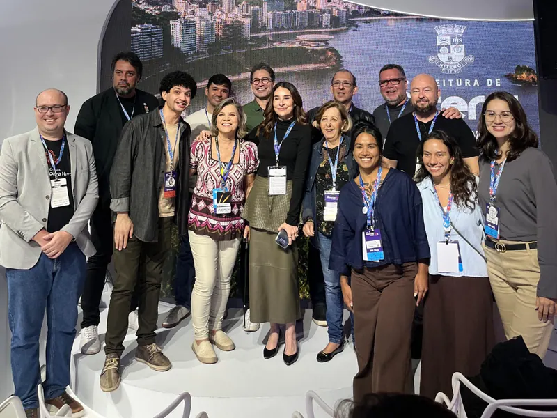 Participantes de evento de inovação em Niterói